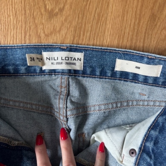 Nili Lotan Joan Jean Summer Wash, Size 24 - Picture 6 of 11